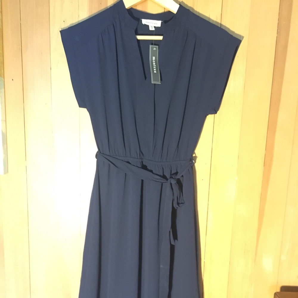 NEW Monteau Navy Dress